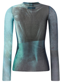 JEAN PAUL GAULTIER - JEAN PAUL GAULTIER - ’Water’ top - Woman,Clothing,Tops,Casual tops