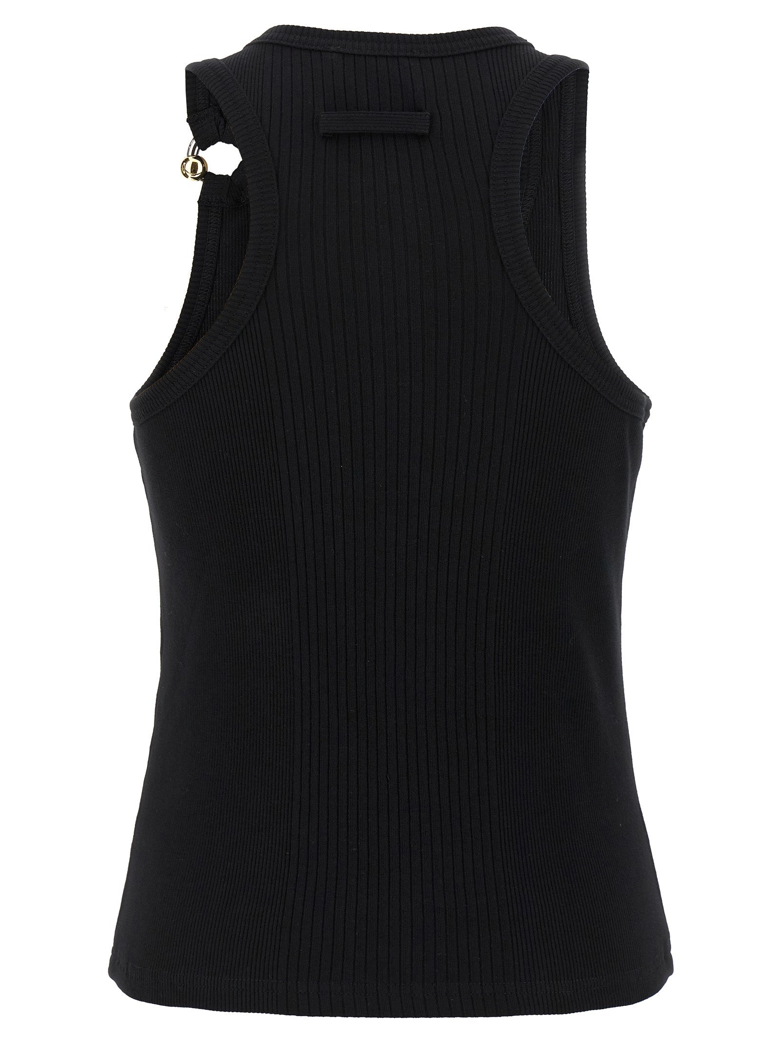 JEAN PAUL GAULTIER - JEAN PAUL GAULTIER - ’Black Piercing’ tank top - Women’s Tops