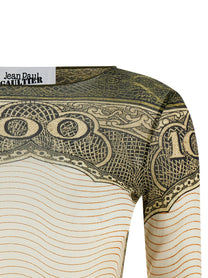 JEAN PAUL GAULTIER - JEAN PAUL GAULTIER - ’Re-edition - The Green Cartouche’ top - Women’s Tops
