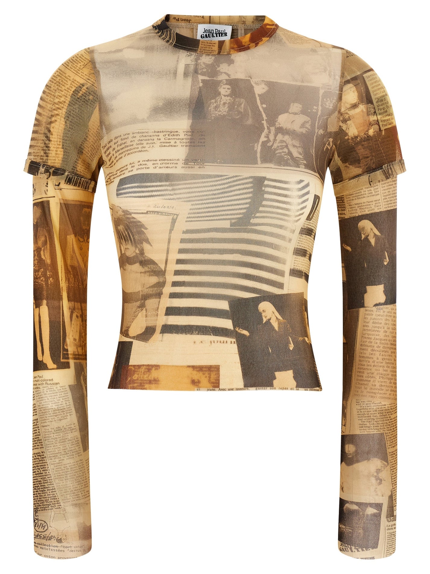 JEAN PAUL GAULTIER - JEAN PAUL GAULTIER - ’The Journal Double Baby’ T-shirt - Women’s Tops