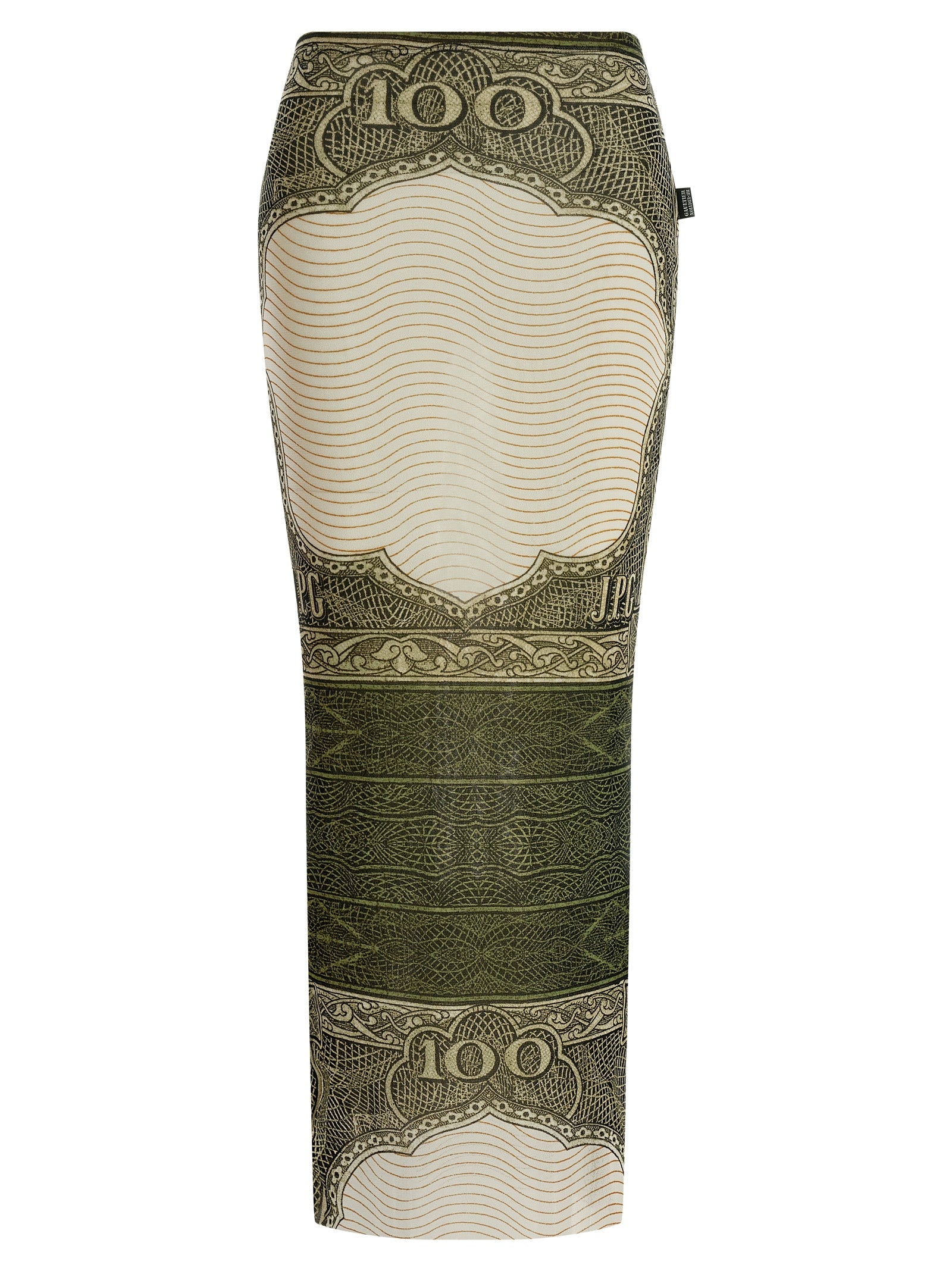 JEAN PAUL GAULTIER - JEAN PAUL GAULTIER - ’Re-edition - The Green Cartouche’ skirt - Women’s Bottoms