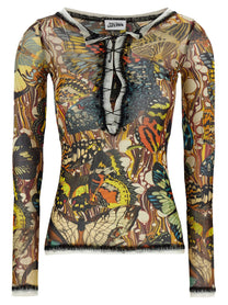 JEAN PAUL GAULTIER - JEAN PAUL GAULTIER - ’Re-edition - The Yellow Butterfly’ cardigan - Women’s Knitwear