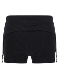 JEAN PAUL GAULTIER - JEAN PAUL GAULTIER - ’The Black Garter’ shorts - Women’s Bottoms