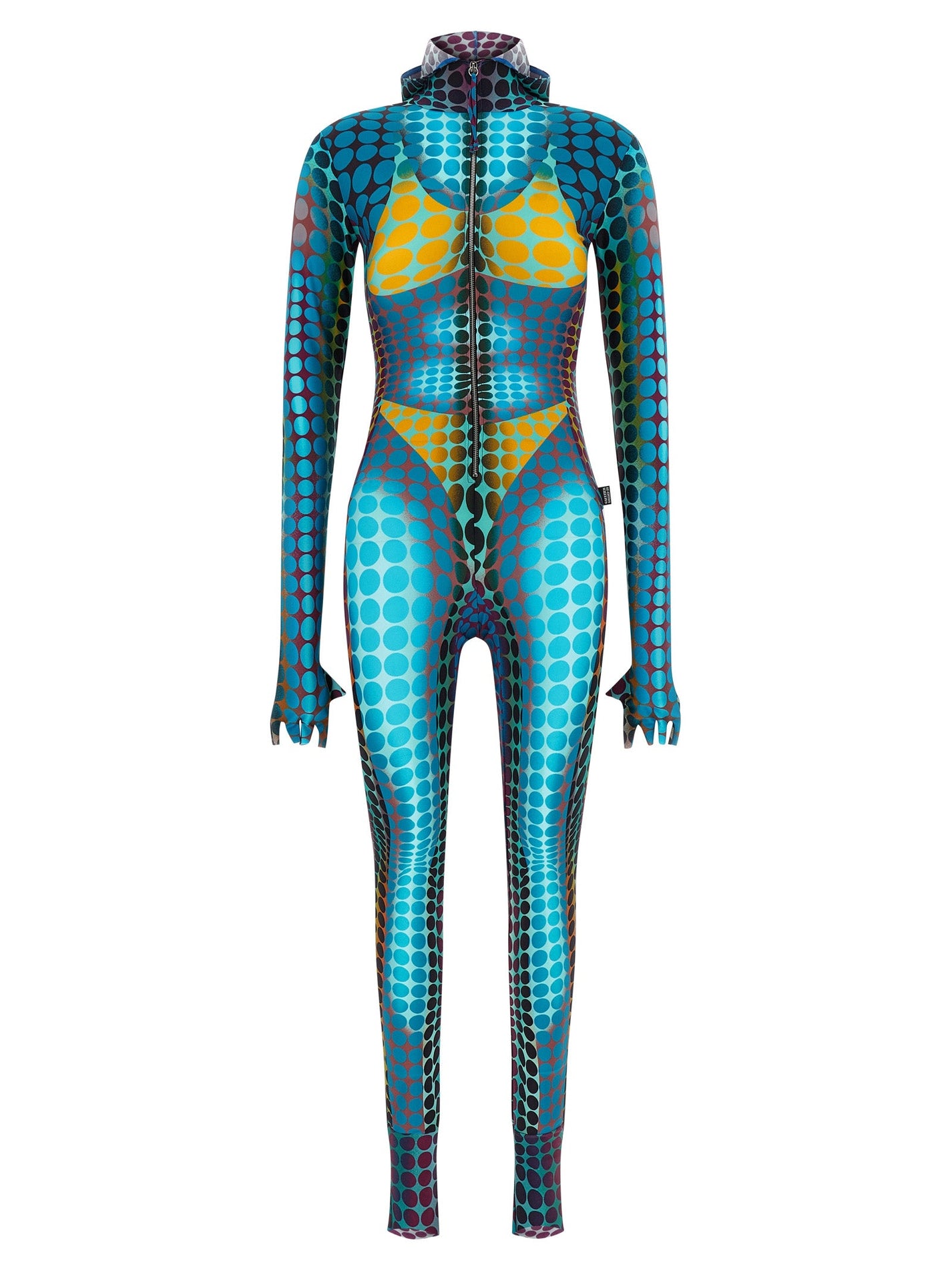 JEAN PAUL GAULTIER - JEAN PAUL GAULTIER - ’Re-edition - The Blue dots Print’ jumpsuit - Women’s Tops