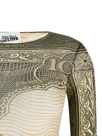 JEAN PAUL GAULTIER - JEAN PAUL GAULTIER - ’Re-edition - The Green Cartouche’ top - Women’s Tops