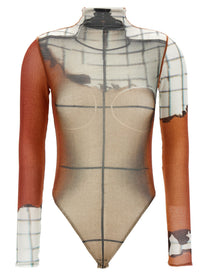 JEAN PAUL GAULTIER - JEAN PAUL GAULTIER - ’The Fire’ bodysuit - Women’s Top