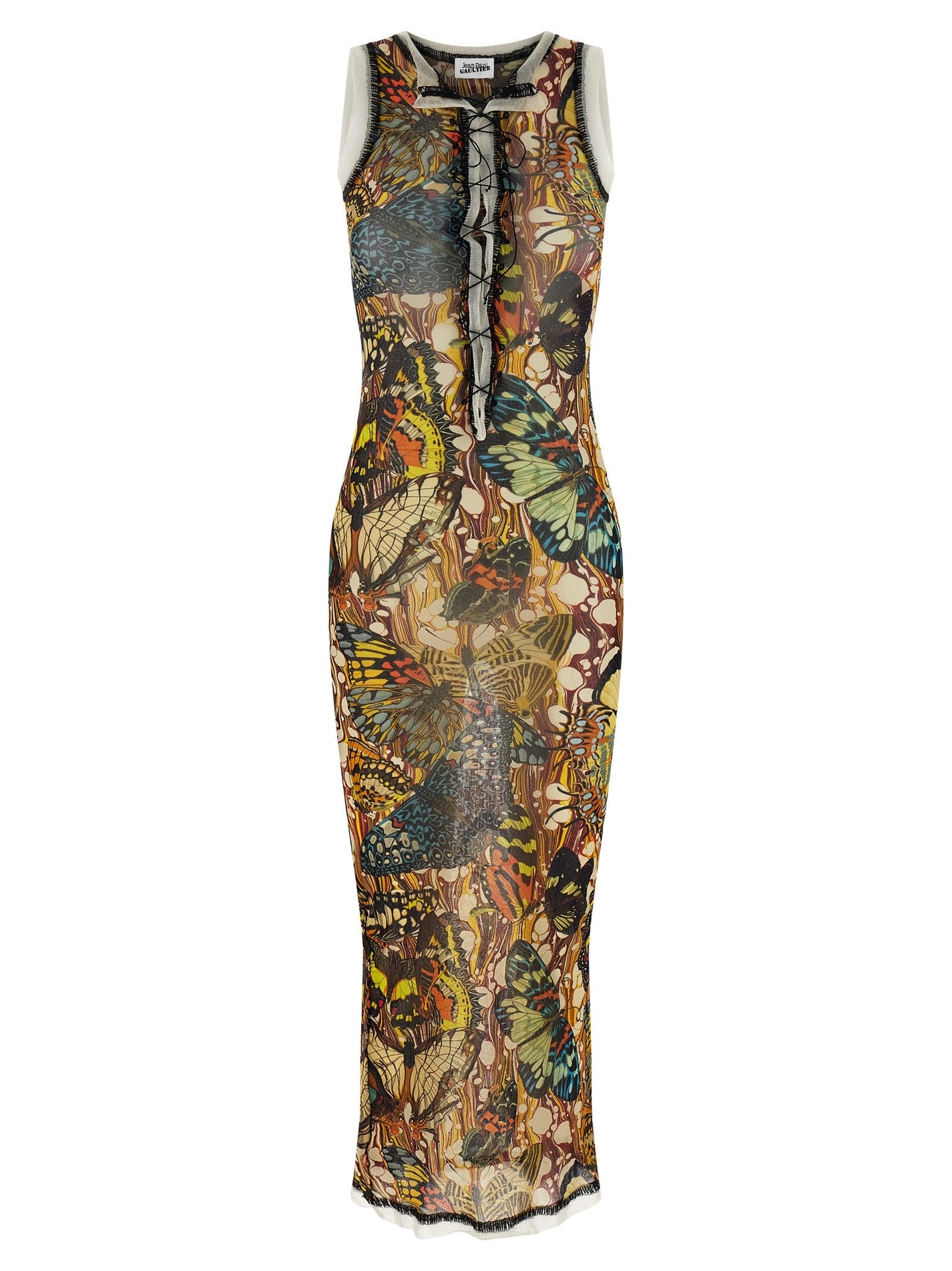 JEAN PAUL GAULTIER - JEAN PAUL GAULTIER - ’Re-edition - The Yellow Butterfly’ dress - Women’s Bottoms