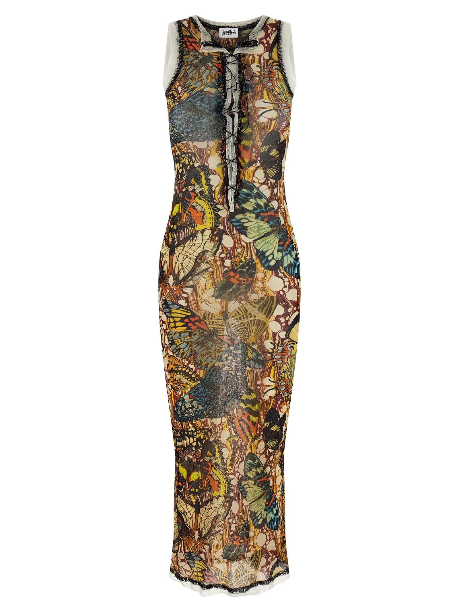 JEAN PAUL GAULTIER - JEAN PAUL GAULTIER - ’Re-edition - The Yellow Butterfly’ dress - Women’s Bottoms