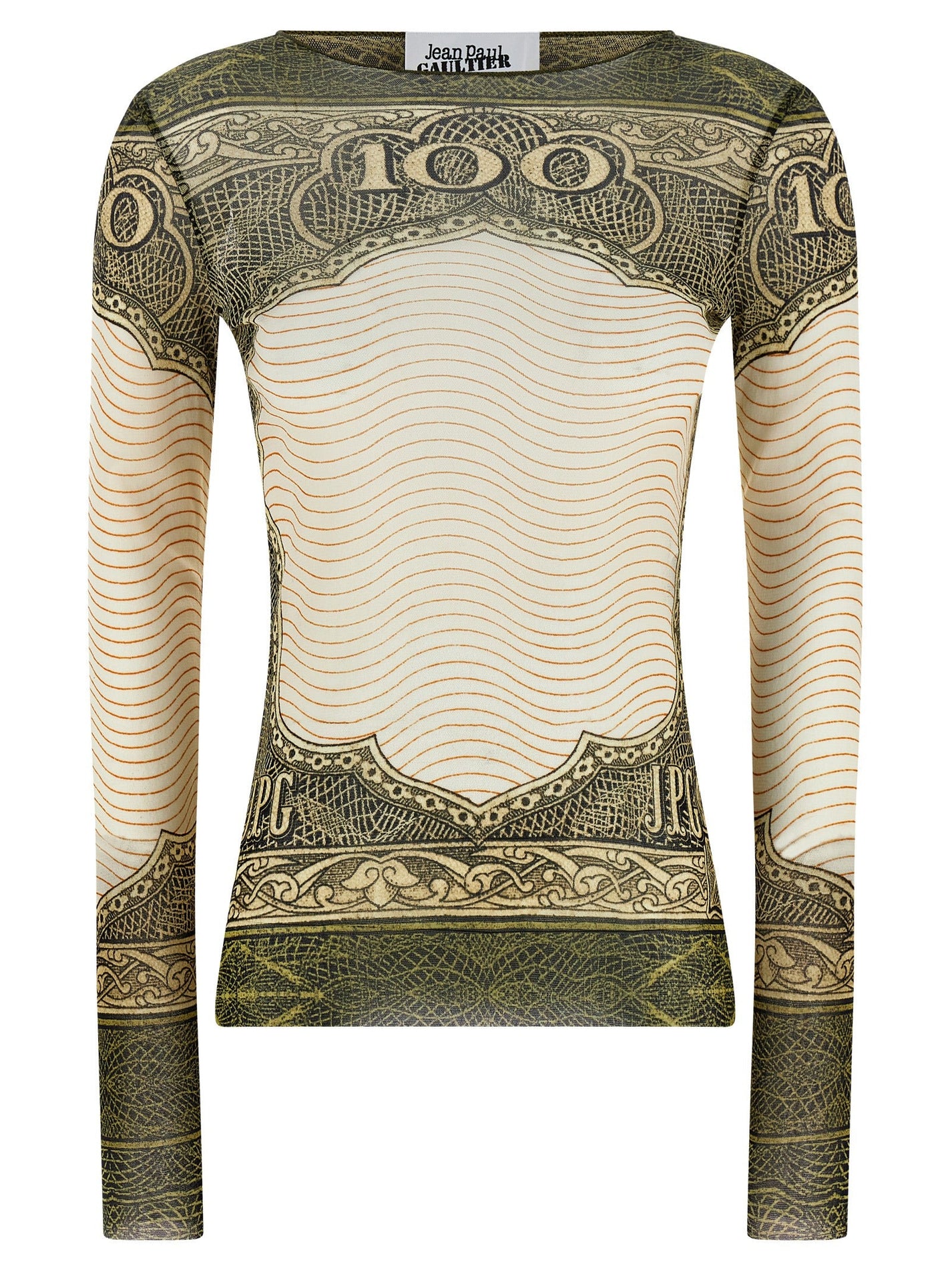 JEAN PAUL GAULTIER - JEAN PAUL GAULTIER - ’Re-edition - The Green Cartouche’ top - Women’s Tops