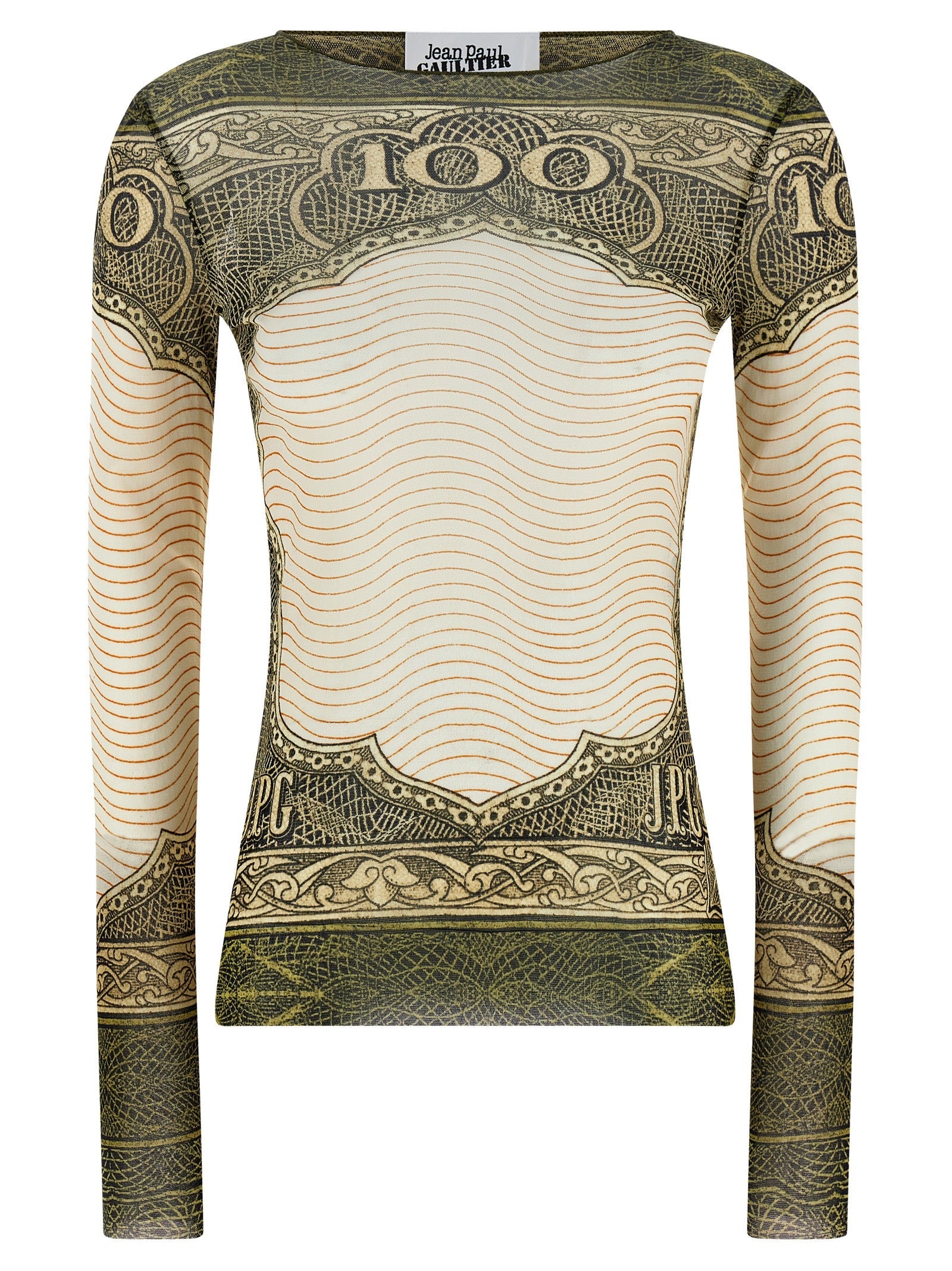 JEAN PAUL GAULTIER - JEAN PAUL GAULTIER - ’Re-edition - The Green Cartouche’ top - Women’s Tops