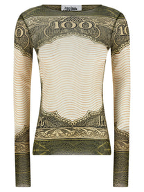 JEAN PAUL GAULTIER - JEAN PAUL GAULTIER - ’Re-edition - The Green Cartouche’ top - Women’s Tops