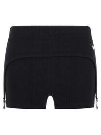 JEAN PAUL GAULTIER - JEAN PAUL GAULTIER - ’The Black Garter’ shorts - Women’s Bottoms