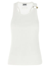 JEAN PAUL GAULTIER - JEAN PAUL GAULTIER - ’Black Piercing’ tank top - Woman,Clothing,Tops,Casual tops