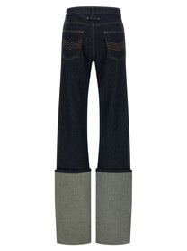 JEAN PAUL GAULTIER - JEAN PAUL GAULTIER - ’Denim Pants With Cuts On Front’ jeans - Women’s Bottoms