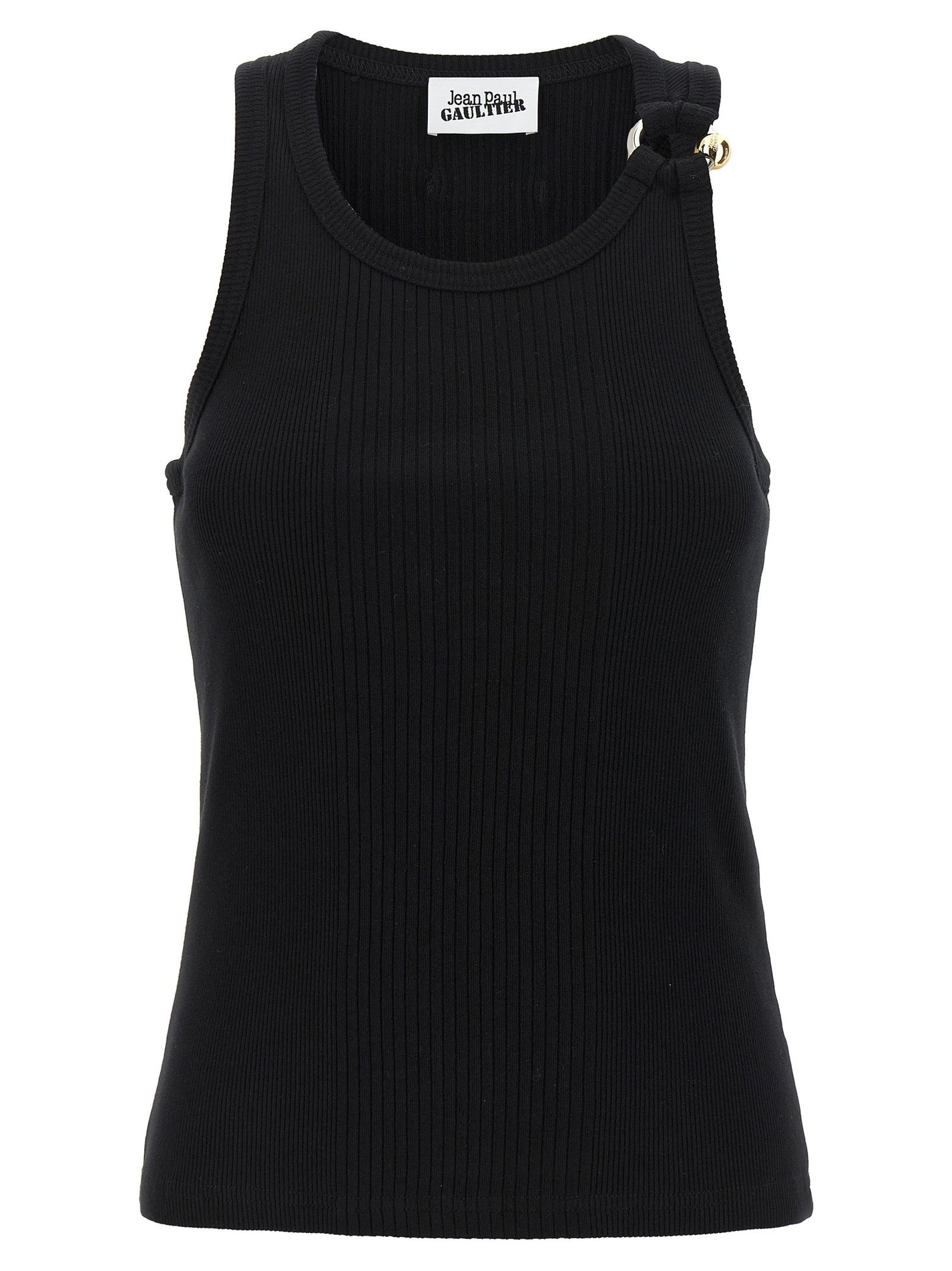 JEAN PAUL GAULTIER - JEAN PAUL GAULTIER - ’Black Piercing’ tank top - Women’s Tops