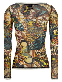 JEAN PAUL GAULTIER - JEAN PAUL GAULTIER - ’Re-edition - The Yellow Butterfly’ cardigan - Women’s Knitwear