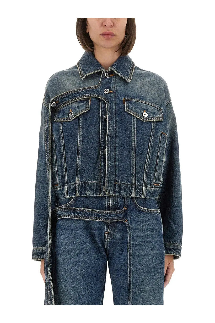 Jean Paul Gaultier Women's Denim Jacket Blue