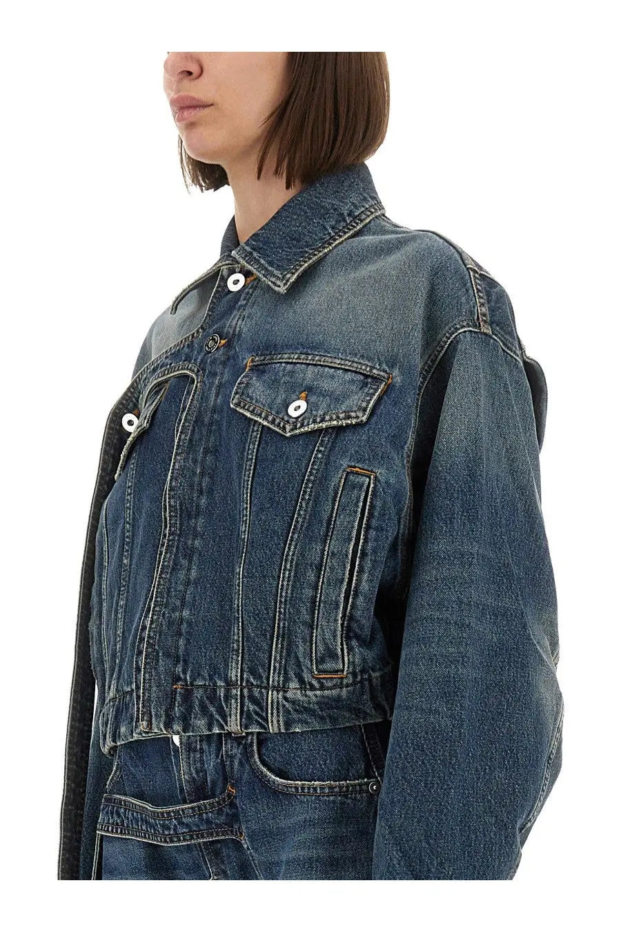 Jean Paul Gaultier Women's Denim Jacket Blue, view 4
