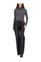 Jean Paul Gaultier Women's Double Zipper Pants Black, view 2