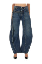 Jean Paul Gaultier Women's Low Rise Jeans Blue
