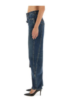 Jean Paul Gaultier Women's Low Rise Jeans Blue, view 4