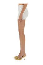 Jean Paul Gaultier Women's Mini Shorts the Garter White, view 4