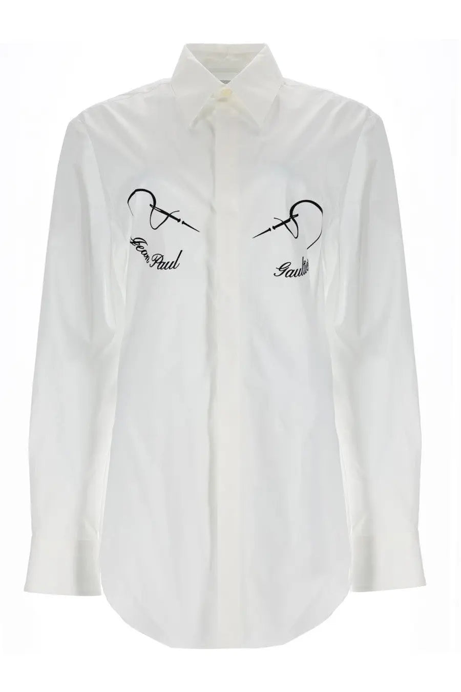 Jean Paul Gaultier Women's Needles Shirt White