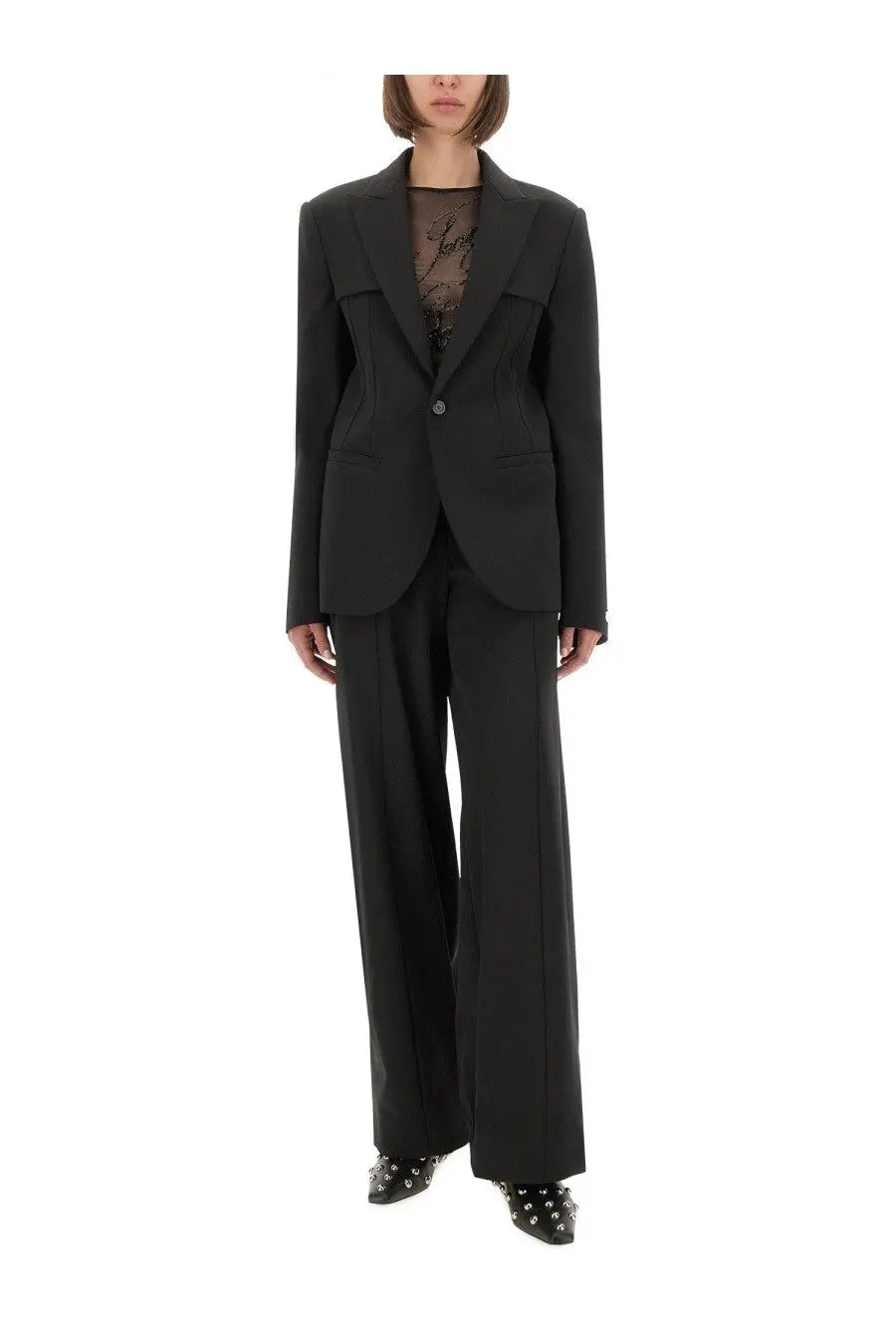 Jean Paul Gaultier Women's Tailored Jacket Black, view 2