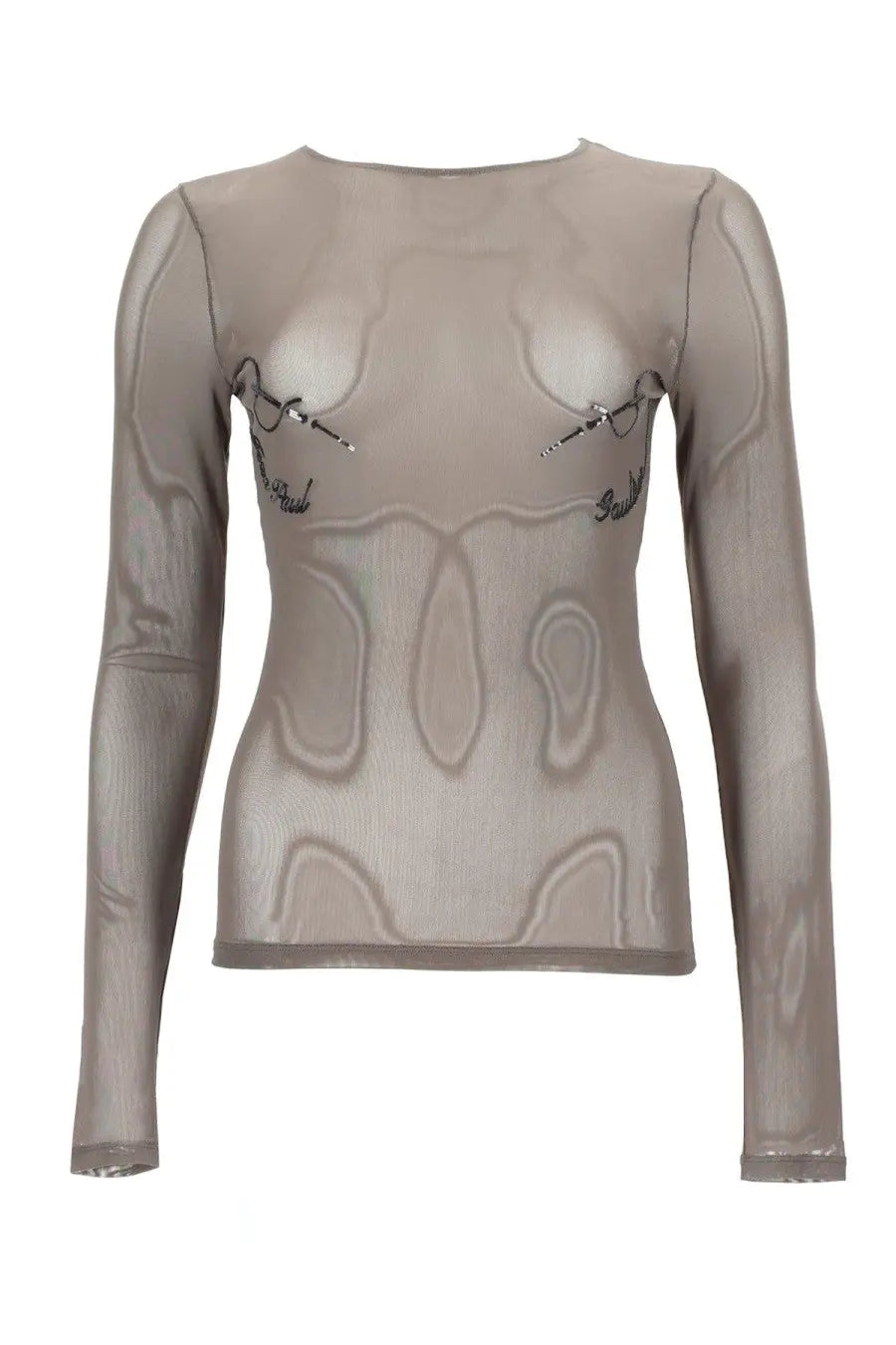 Jean Paul Gaultier Women's Top Needles Jean Paul Gaultier Beige