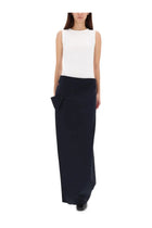 Jean Paul Gaultier Women's The Wraparound Pants Skirt Blue, view 2