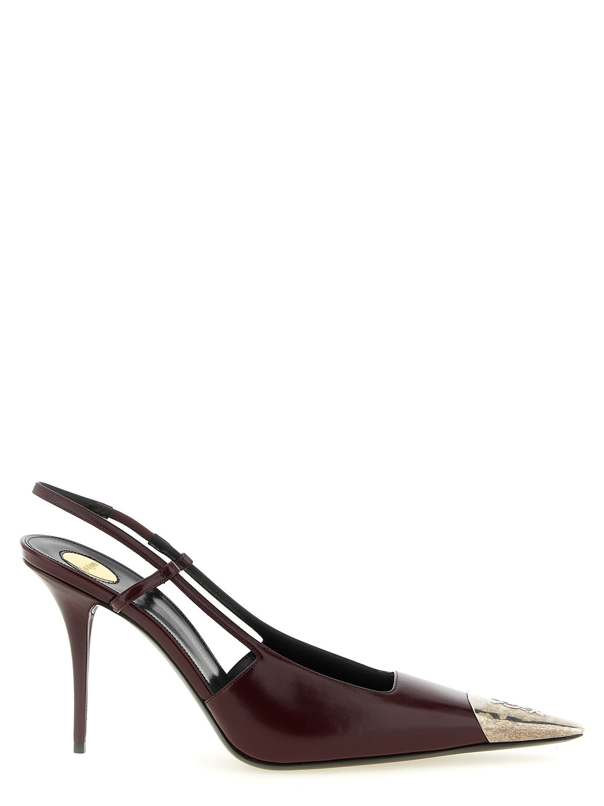 Saint Laurent Jeanne Slingback Red