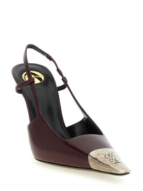 Saint Laurent Jeanne Slingback Red