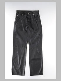 MM6 Maison Margiela Men's Jeans Tasche Effetto Pelle Black