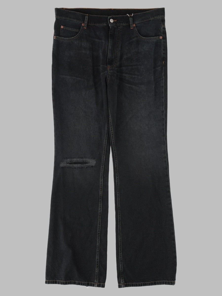 MM6 Maison Margiela Men's Jeans Tasche in Denim Black