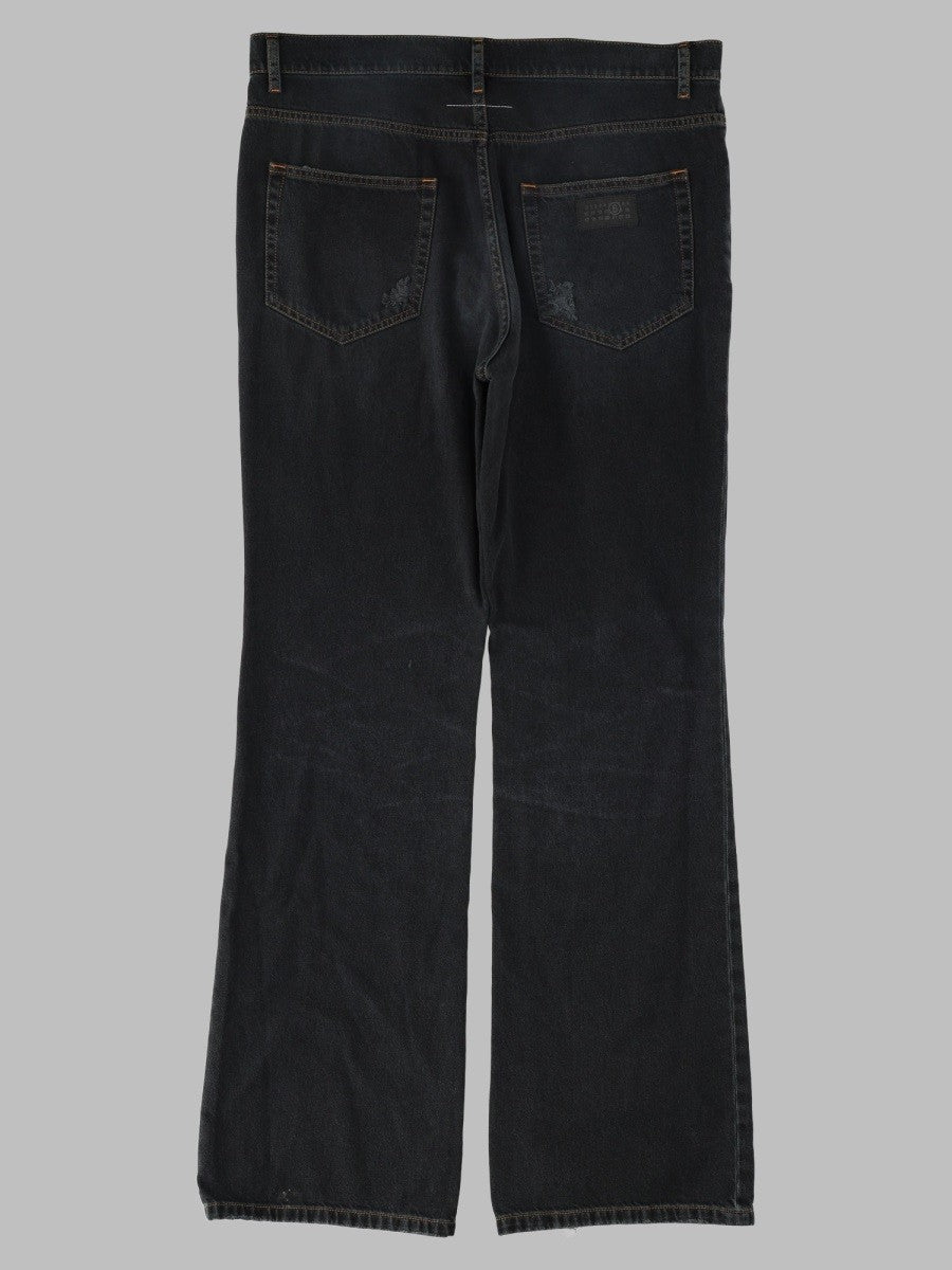 MM6 Maison Margiela Men's Jeans Tasche in Denim Black