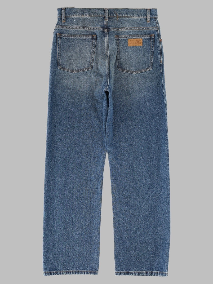 MM6 Maison Margiela Men's Jeans Tasche in Denim Blue