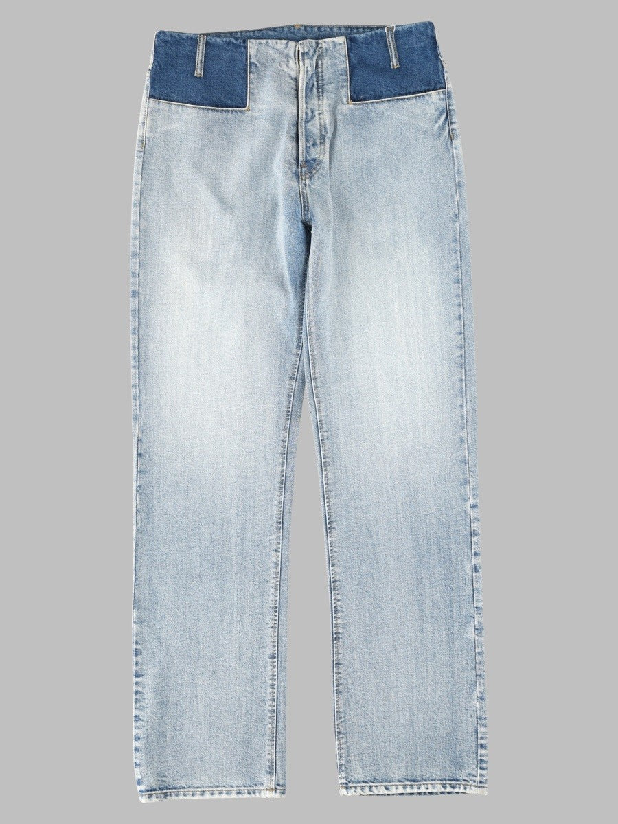 Maison Margiela Men's Jeans Gamba Dritta in Denim Blue