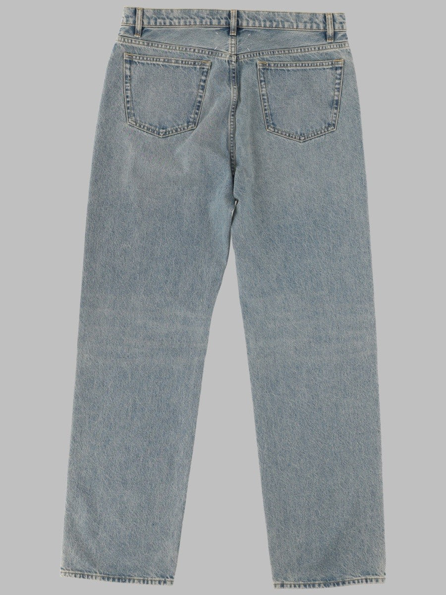 Maison Margiela Men's Jeans Gamba Dritta Taped Blue
