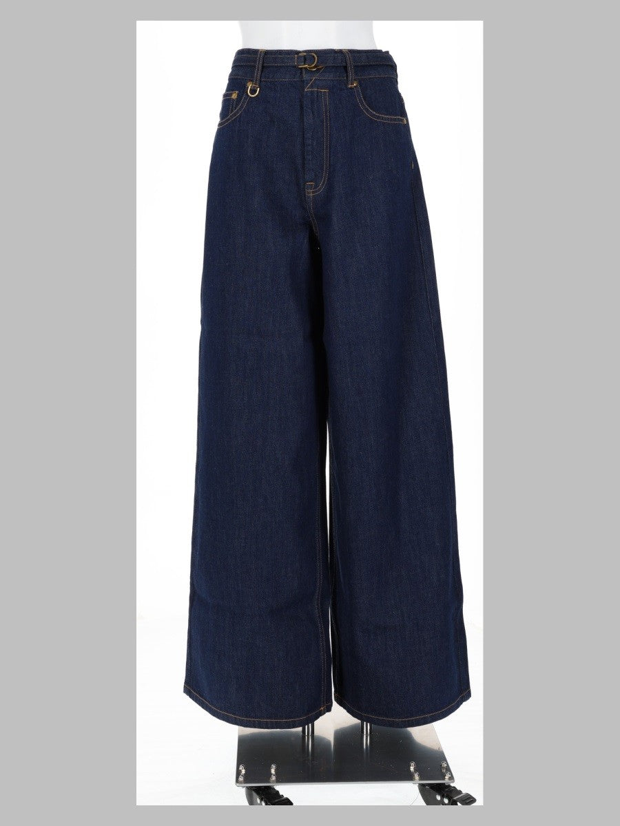 Zimmermann Women's Jeans Zampa Dalla Vestibilità Comoda Blue