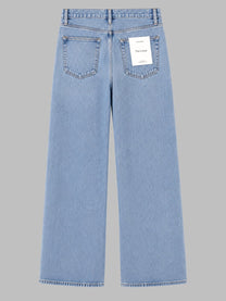 FRAME Men's Jeans Ampio in Denim DI Cotone Blue