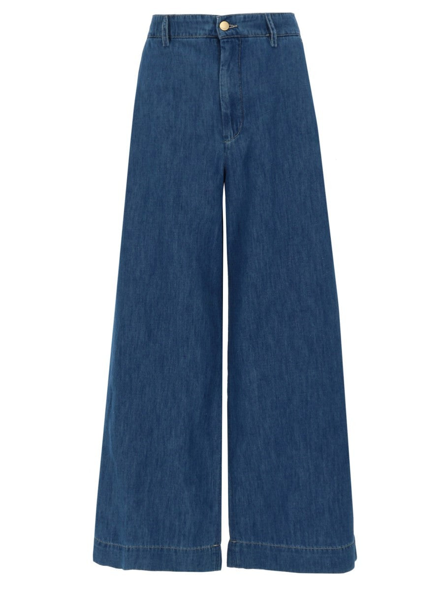 S MAX MARA Women's Jeans Astice Blue