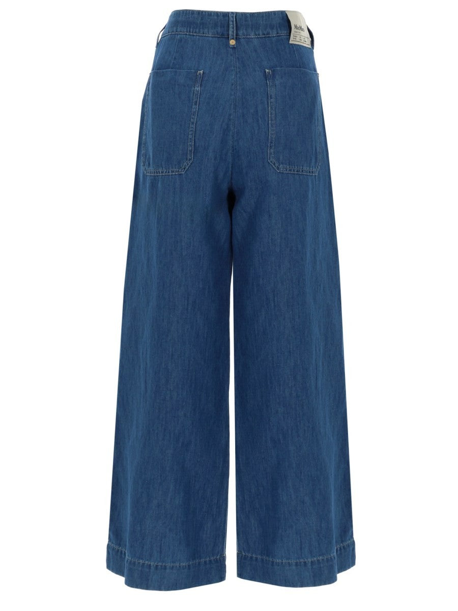 S MAX MARA Women's Jeans Astice Blue