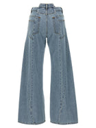 Maison Margiela Jeans Asymmetrical Waist Blue, view 2
