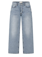 Ami Paris Men's Denim Cotton Jeans Baggy Blue
