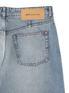 Ami Paris Men's Denim Cotton Jeans Baggy Blue, view 3