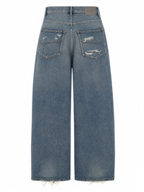 Balenciaga Men's Jeans Baggy in Denim Blue, view 2