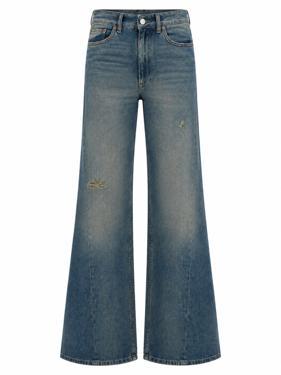 MM6 Maison Margiela Women's Jeans Baggy Blue