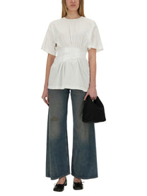 MM6 Maison Margiela Women's Jeans Baggy Grey