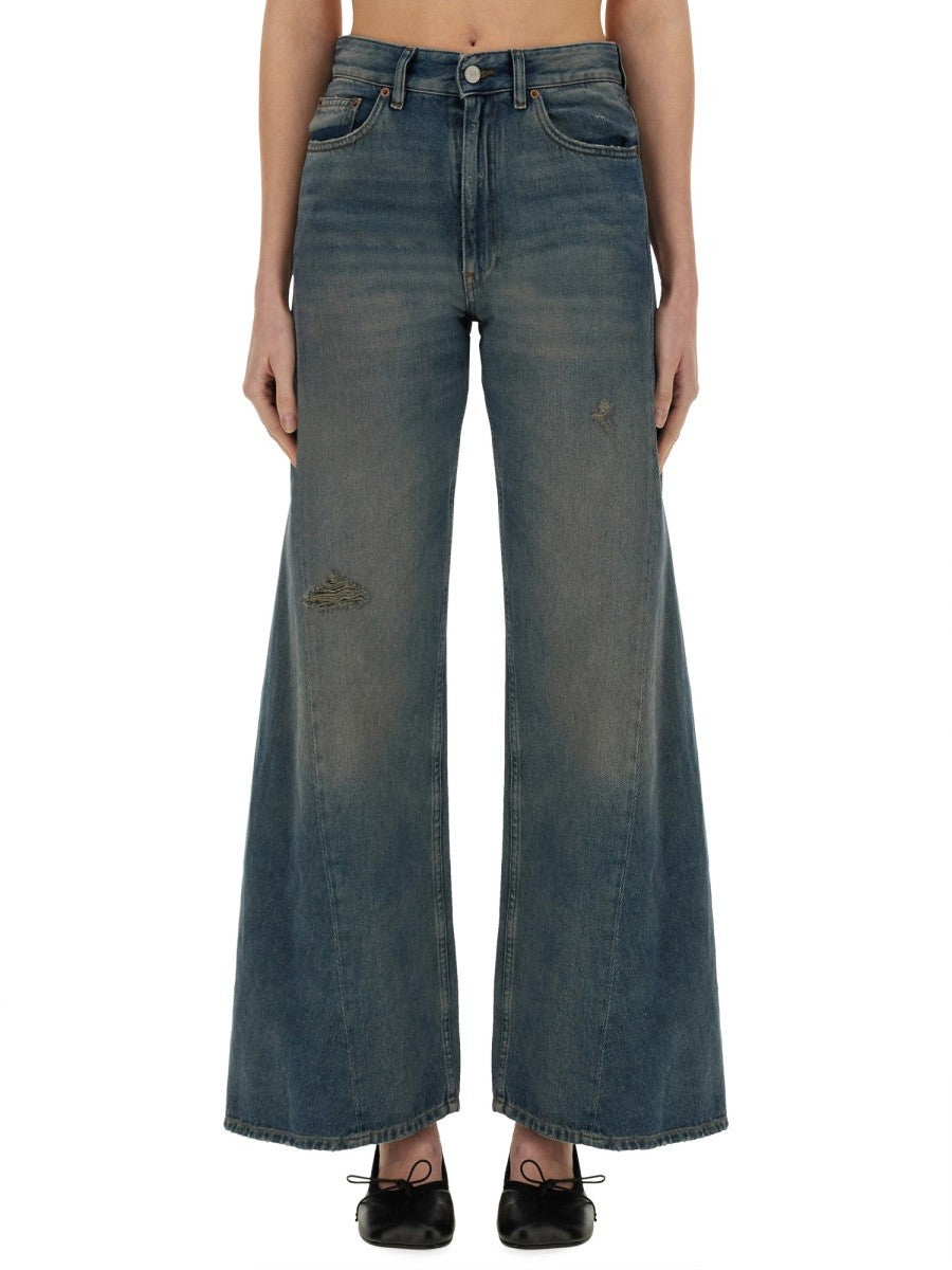 MM6 Maison Margiela Women's Jeans Baggy Grey