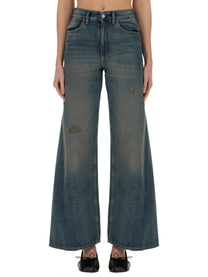MM6 Maison Margiela Women's Jeans Baggy Grey